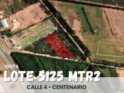 LOTE 5125 MTR2 EN VENTA EN CALLE 4, CENTENARIO LOTE 5125 MTR2 EN VENTA EN CALLE 4, CENTENARIO