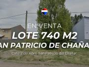LOTE 750 M2 EN SAN PATRICIO DEL CHAÑAR