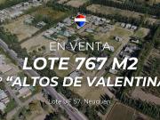 LOTE 767,75m2 | EN ALTOS DE VALENTINA