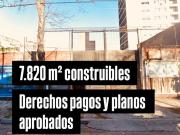 LOTE 7.820 METROS CON PLANOS APROBADOS venta