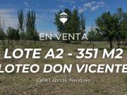 Lote A2 En Venta Loteo Don Vicente En Neuquén