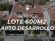 LOTE APTO DESARROLLO | Calle San Juan, Neuquén