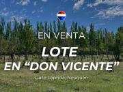 LOTE DON VICENTE EN VENTA EN NEUQUÉN