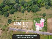 Lote en el condominio santa fiora en la vereda de Apiay