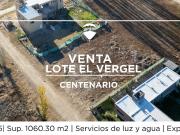LOTE EN VENTA B EL VERGEL CENTENARIO