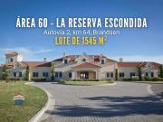 lote en venta Barrio cerrado Área 60