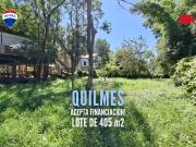 LOTE EN VENTA DE 405 m² QUILMES