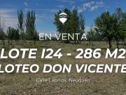 Lote I24 En Venta Loteo Don Vicente En Neuquén