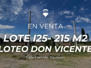 Lote I25 En Venta Loteo Don Vicente En Neuquén