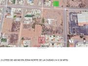 LOTES EN VENTA EN COL. ZONA NORTE. CD. OBREGÓN, SONORA