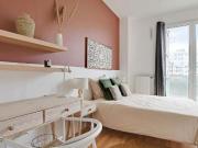 Louez cette chambre moderne de 12 m² en coliving à Paris...