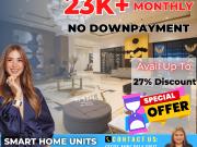 Low Monthly NO SPOT DP Pre Selling Smart Home1 Bedroom...