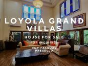 Loyola Grand Villas QC 5 6BR House For Sale near Ateneo,... Loyola Grand Villas QC 5 6BR House For Sale near Ateneo,...