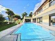 Lugano: Villa signorile con piscina, giardino e rustico...