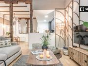 Lujoso apartamento de dos habitaciones en Madrid