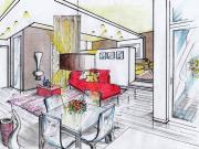 Luminoso appartamento 2 vani e accessori 66mq