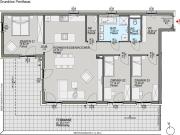 Luxuriöse Penthaus Wohnung, im Neubauprojekt mit Balkon...