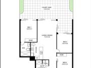 Luxury brand new 1 bedroom+1 large study with door with...