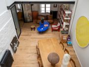 luxury loft design Marais Paris with art, Paris...