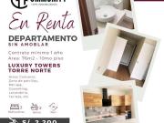 LUXURY TOWERS EN ALQUILER 2 DORMITORIOS CHALLAPAMPA...