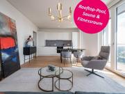 Erstbezug I TOWER HOMES bei der U1 *Rooftop Pool inklusive