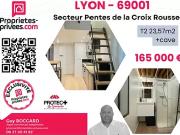 Lyon 1er 69001 Achat / Vente appartement 1 pièce t1 cave