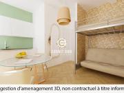 M2028 TOULON Le Mourillon Appartement T1 de 17 m2