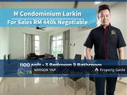 M Condominium Apartment Larkin Corner Lot High Floor...