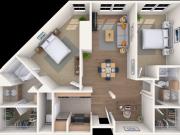 MAA Heights Traditional 2x2 1084 SF