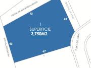 Macrolote mixto de 3,750 m2 en venta, en la entrada de...
