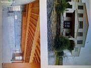 magnifico hotel nuevo. camino de invierno de...