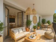 MAGNIFIQUE T3 TRAVERSANT 65 M² + TERRASSE 14 M²