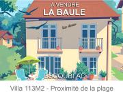Maison 113M2 sur près de 300M2 de terrain LA BAULE...