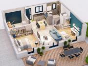 Maison 4 pièces 52 m2