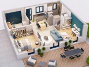 Maison 4 pièces 52 m²