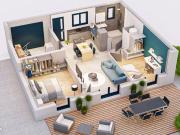 Maison 4 pièces 52 m²