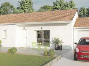 Maison 88 m² avec 3 chambres sur un terrain de 760 m2 à...