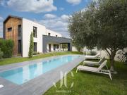 Maison avec piscine et jardin