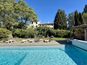 Maison avec piscine et jardin