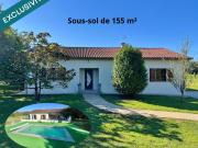 Maison Avec Sous Sol, Piscine Et Jardin 120m² Eauze