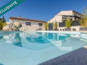 Maison avec vue, 7 pièces, piscine, à Saumane de Vaucluse