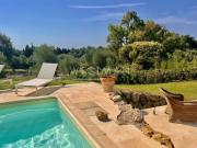 Maison avec vue panoramic, à pied de valbonne village, 4...