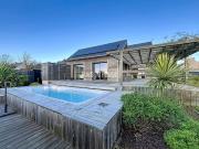 Maison ossature bois avec panneaux solaires, SPA et...