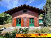 Maison bois de type chalet avec garage