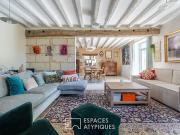 Maison contemporaine avec jardin