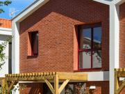 Maison contemporaine avec jardin