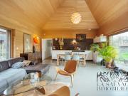 Maison contemporaine avec jardin