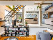 Maison contemporaine avec jardin et terrasse