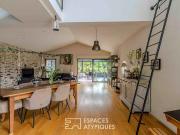 Maison contemporaine avec jardin et terrasse