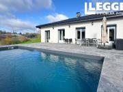Maison contemporaine rénovée, 4 chambres, avec piscine...